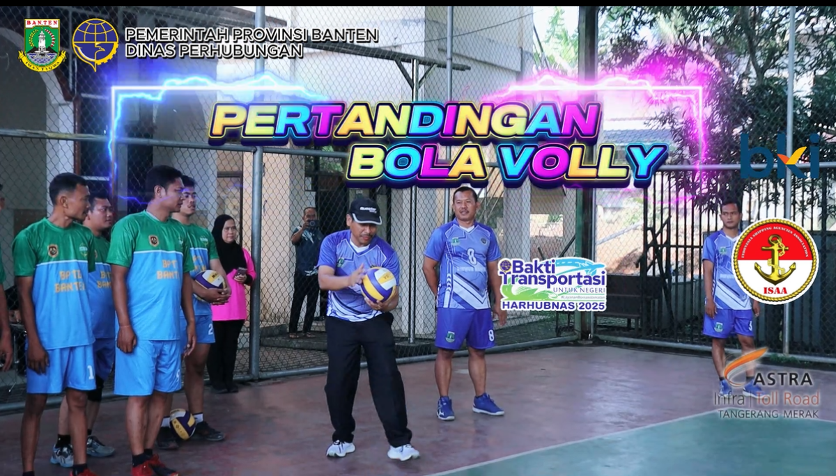 Dishub Banten Gelar Lomba Volley Ball Hari Perhubungan ke-54
