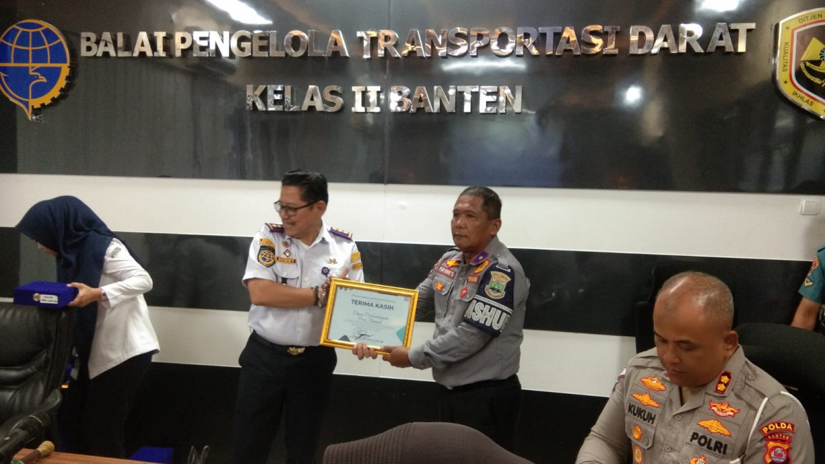 Dinas Perhubungan Provinsi Banten Hadiri Evaluasi Penyelenggaran Angkutan Lebaran Tahun 2024/1445 H