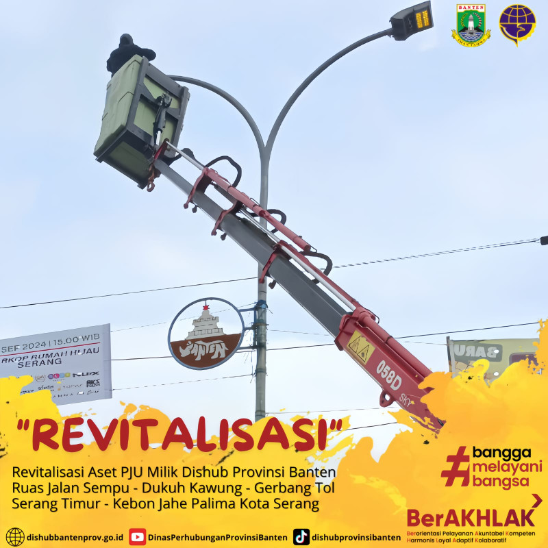Revitalisasi Penerangan Jalan Umum (PJU) Milik Provinsi Banten