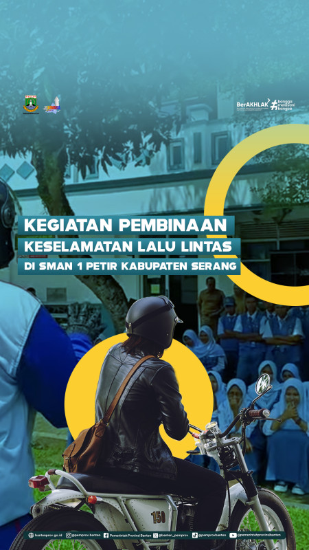 Kegiatan Pembinaan Keselamatan lalu lintas di SMAN 1 Petir